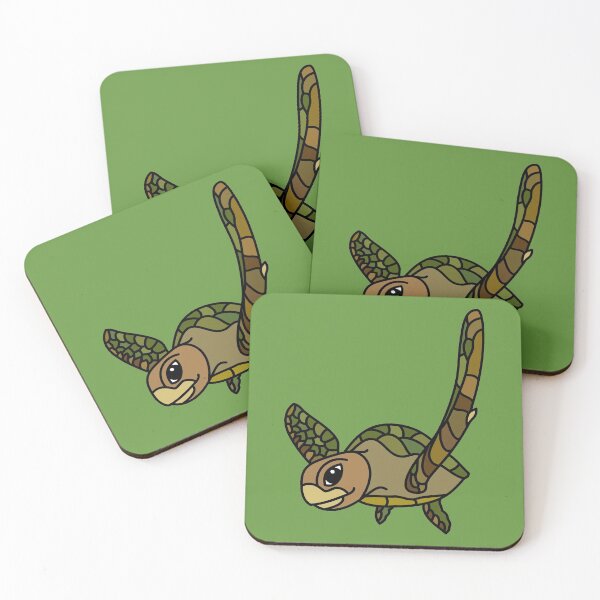 Item preview, Green Turtle Australian Ocean Animal coloured. designed and sold by BOLD-Australia.