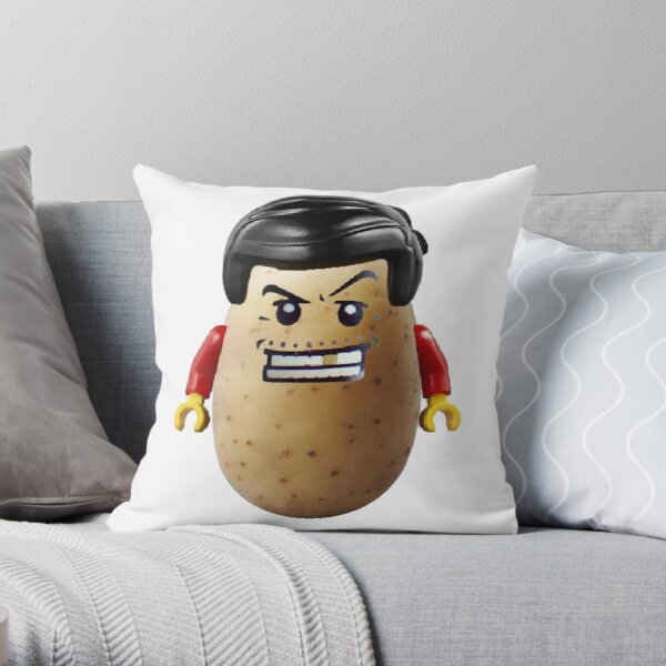 Mr. Potato Lego Head Man Throw Pillow for Sale by yellowmag