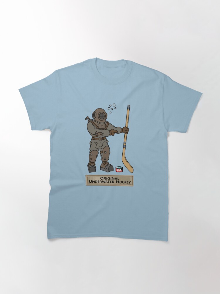 Alternate view of Original Underwater Hockey Diving Bell Classic T-Shirt