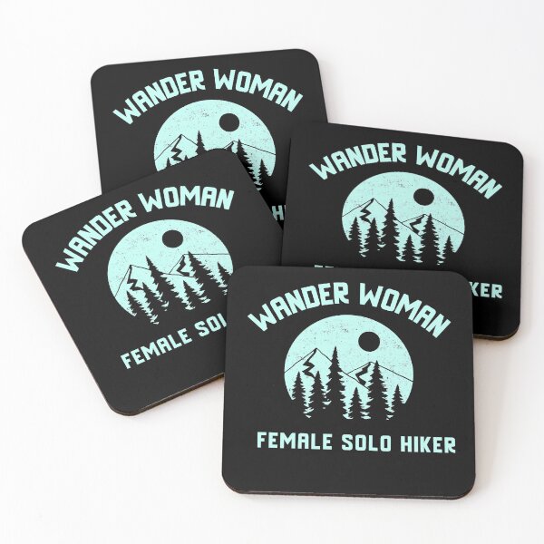 Item preview, Wander Woman Female Solo Hiker designed and sold by Samsdesignshop.