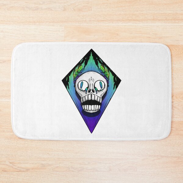 Item preview, Skull design - black border designed and sold by MutsKunArtistry.