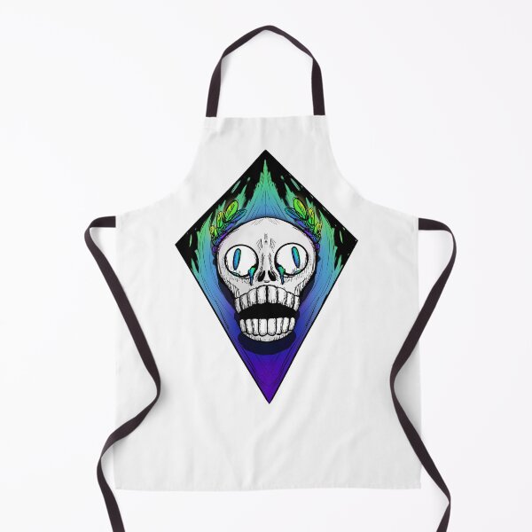 Item preview, Skull design - black border designed and sold by MutsKunArtistry.