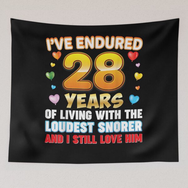 Item preview, I've Endured 28 Years Of Living With The Loudest Snorer And  designed and sold by charissamo77.