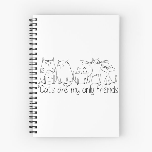 Item preview, Cats are my only friends! designed and sold by BorneowithLove.