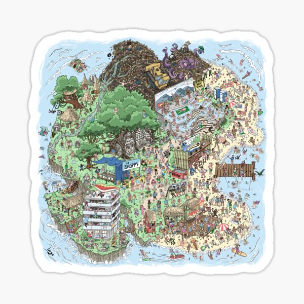 Where's Scotty? Sticker