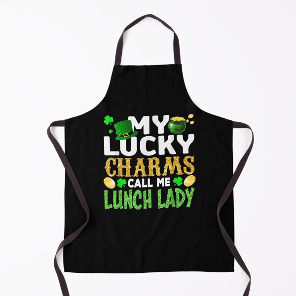 Item preview, Lunch Lady St Patrick's Day Lucky Charms Gift Apparel designed and sold by charissamo77.