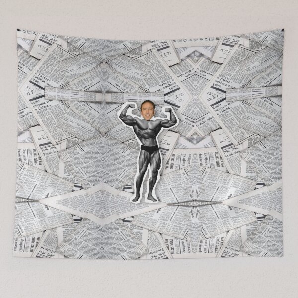 Item preview, Nicolas Cage Bodybuilder designed and sold by NandoOgliari.