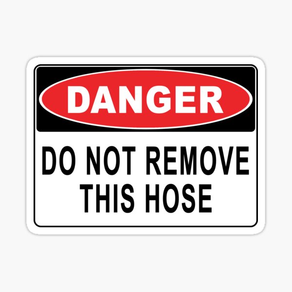 Do Not Remove Stickers