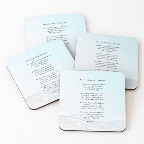 Item preview, Snowy Mountain Overlook Poem by Pamela Storch designed and sold by Pamela Storch.