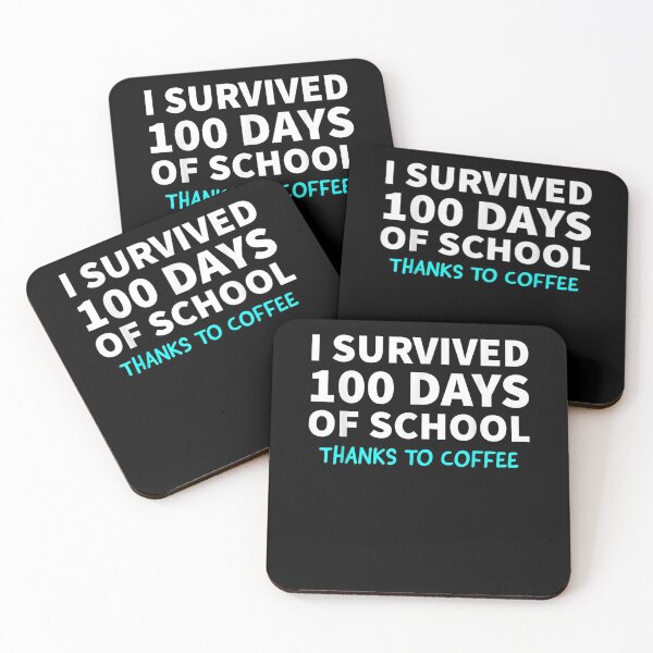 Item preview, I Survived 100 Days Of School Teacher Gift Coffee Lover  designed and sold by charissamo77.