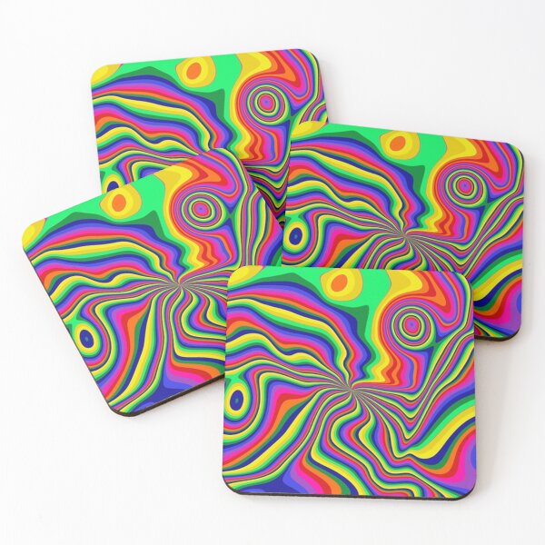 Item preview, Retro Mod Psychedelic Abstract designed and sold by pugmom4.