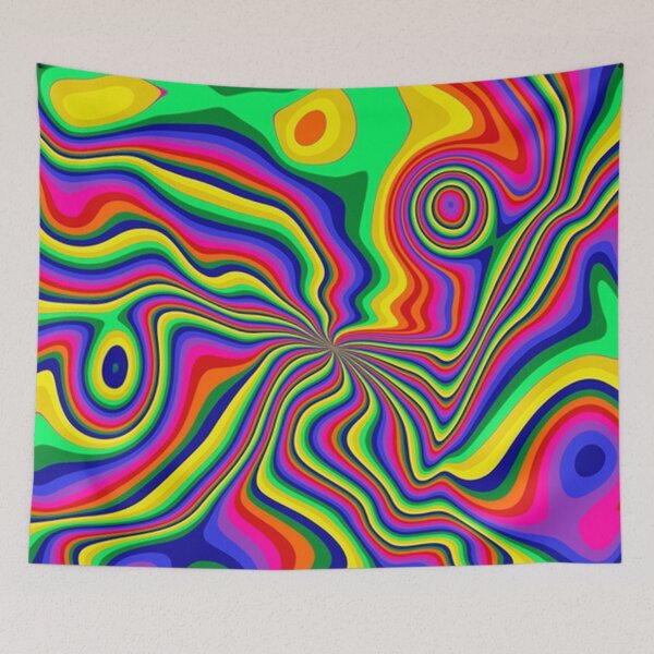 Item preview, Retro Mod Psychedelic Abstract designed and sold by pugmom4.