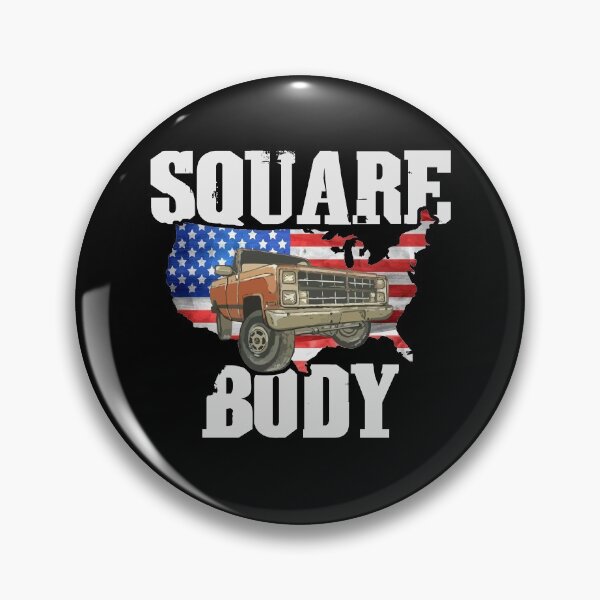 Item preview, Square Body - American Flag Truck Lovers designed and sold by roxy7922.