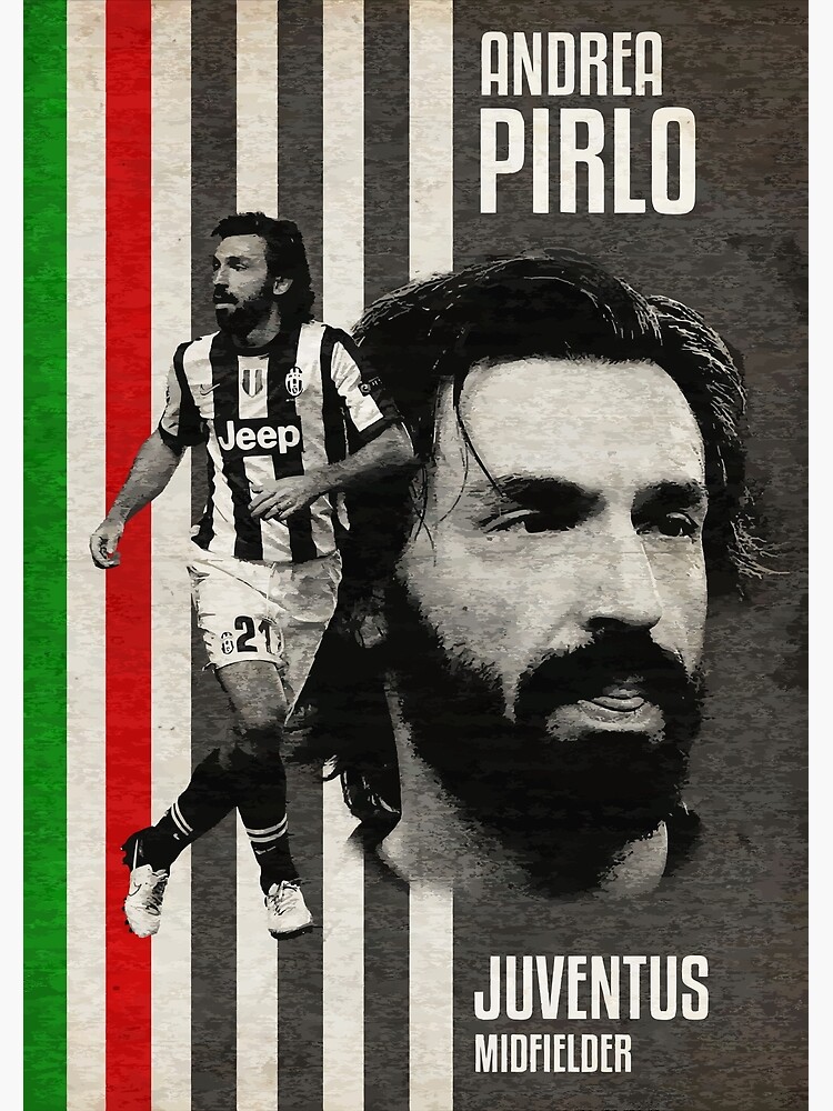 Andrea Pirlo Poster - Juventus Art