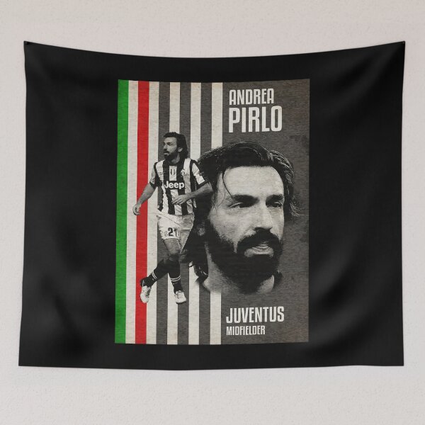 Item preview, andrea pirlo juventus midfielder designed and sold by juliaschuppe.