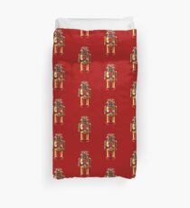 Vintage Robot 2 T-Shirt Duvet Cover