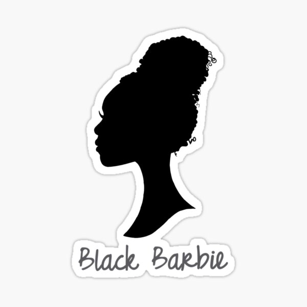 Black Barbie Sticker