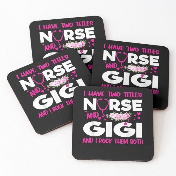 Item preview, I Have Two Titles Nurse And Gigi Flower Gift Women  designed and sold by charissamo77.