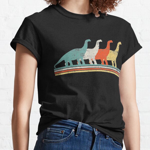 Brachiosaurus Dinosaur Retro Gift Classic T-Shirt