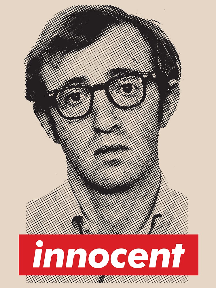 "Woody Allen Is Innocent" Tshirt for Sale by QueequegSupply
