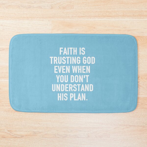 Item preview, Faith is trusting God designed and sold by della95.