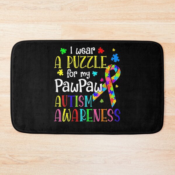 Item preview, I Wear A Puzzle For My Paw Paw Autism Awareness Gift  designed and sold by charissamo77.
