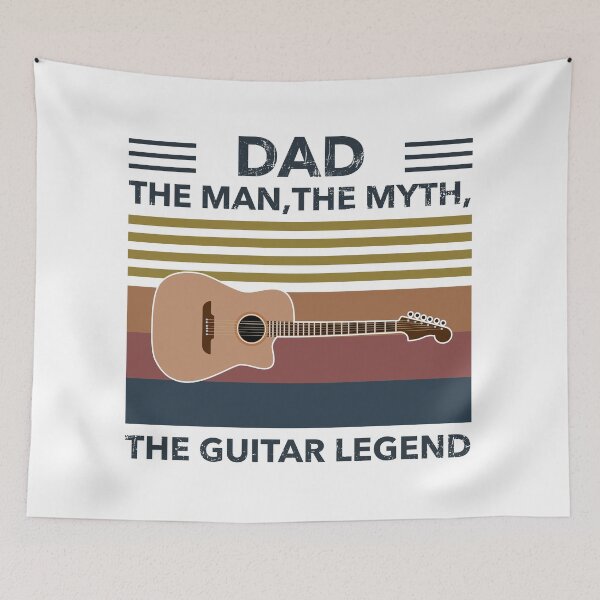 Item preview, Dad the Man the Myth the Guitar Legend Gift for Father Guitar lover  designed and sold by Yecool.