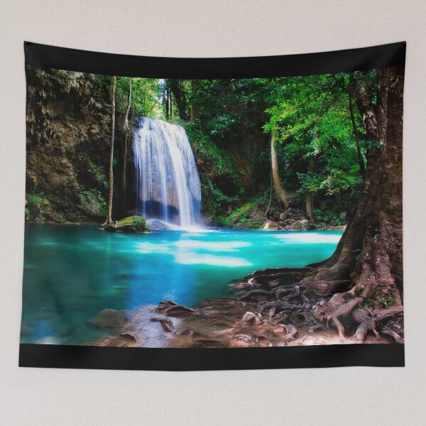 Item preview, Flowing cascades, Erawan waterfall, Thailand. designed and sold by khals1.
