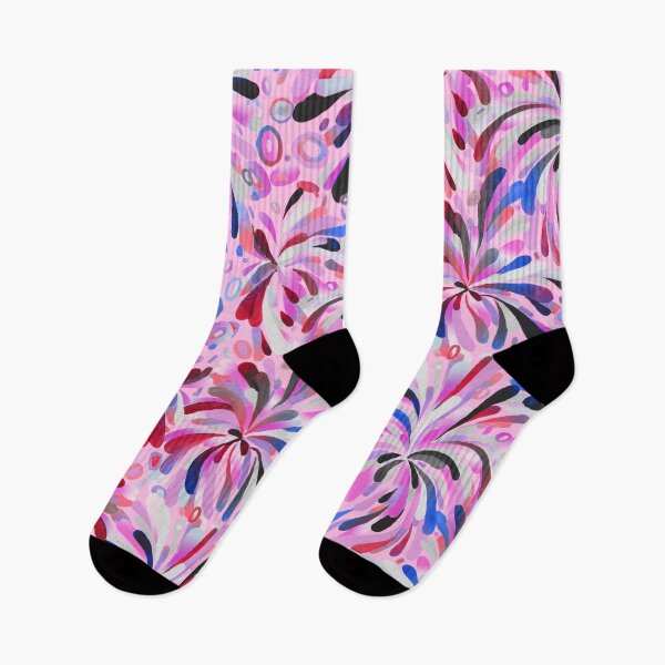 Item preview, Colorful hand paint abstract firework - P designed and sold by janeferwong.