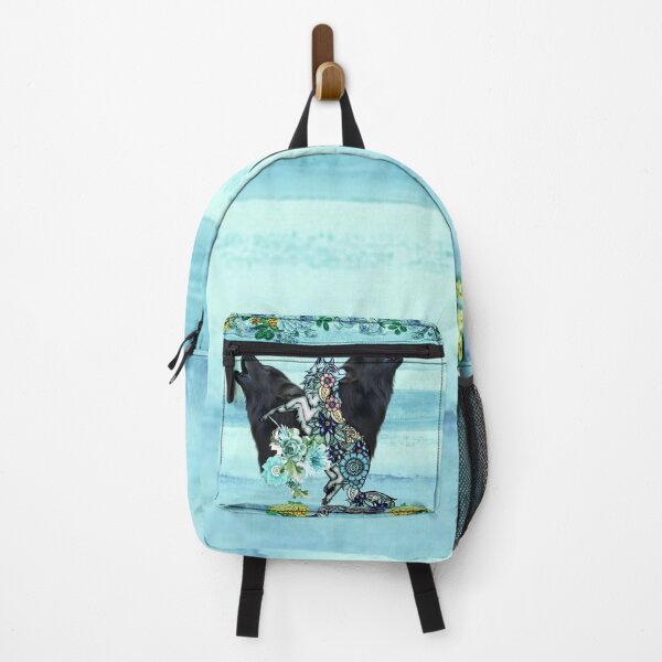 Item preview, Wonderful elegant fox with flowers and wolves designed and sold by nicky2342.