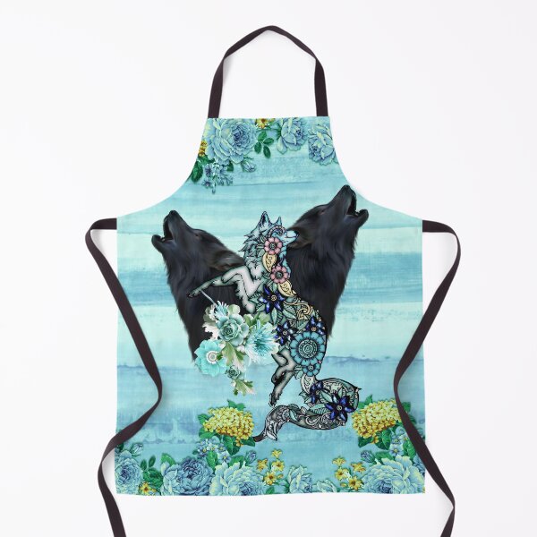 Item preview, Wonderful elegant fox with flowers and wolves designed and sold by nicky2342.