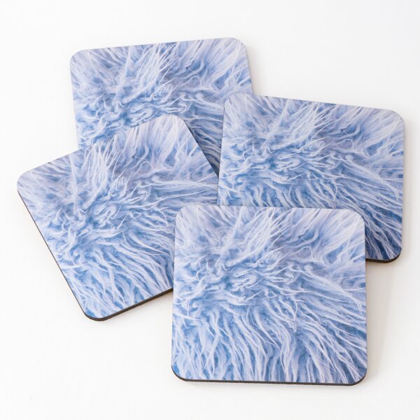Item preview, Soft Blue Color Faux Fur Fabric Fluffy | Faux Fur | Faux Fur Fabric Fluffy Texture designed and sold by graphic-genie.