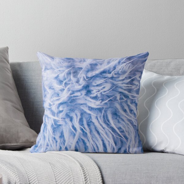 Item preview, Soft Blue Color Faux Fur Fabric Fluffy | Faux Fur | Faux Fur Fabric Fluffy Texture designed and sold by graphic-genie.