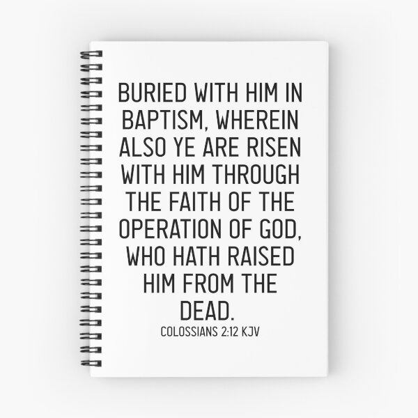 Item preview, Colossians 2:12 KJV designed and sold by Logosdesignshop.