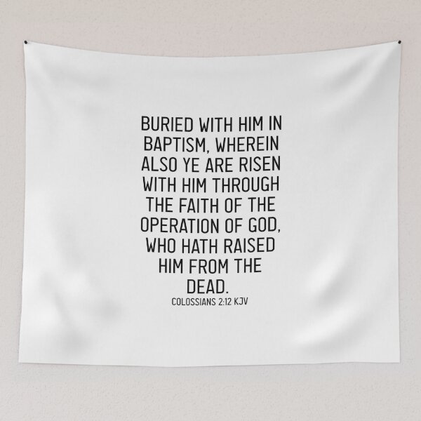Item preview, Colossians 2:12 KJV designed and sold by Logosdesignshop.