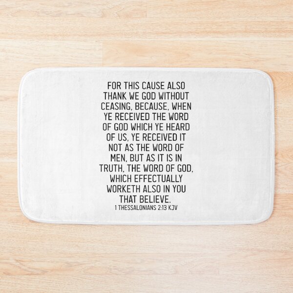 Item preview, 1 Thessalonians 2:13 KJV designed and sold by Logosdesignshop.