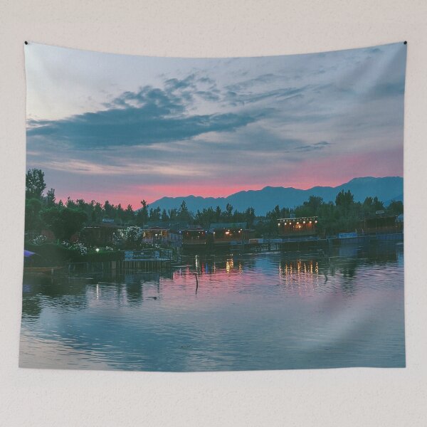 Item preview, Blue Lake & Mountains designed and sold by Harsh Giri.