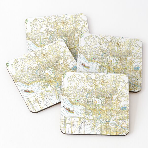 Item preview, 1681 Edo Period Imperial Map of Tokyo designed and sold by Rantan1618.