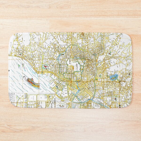 Item preview, 1681 Edo Period Imperial Map of Tokyo designed and sold by Rantan1618.