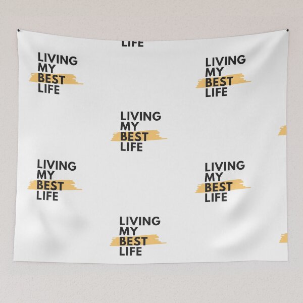 Item preview, Living my best life designed and sold by Samama07.