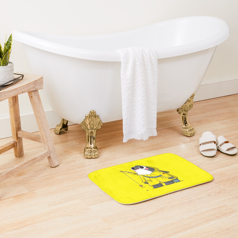 Item preview, Bath Mat designed and sold by RedsStickerShop.
