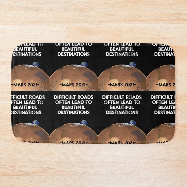Item preview, Difficult Roads Often Lead To Beautiful Destinations | Mars 2021 designed and sold by GravitiTees.