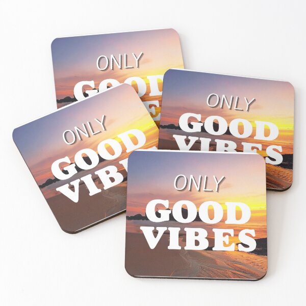 Item preview, Only Good Vibes on white designed and sold by SpongyDesings.
