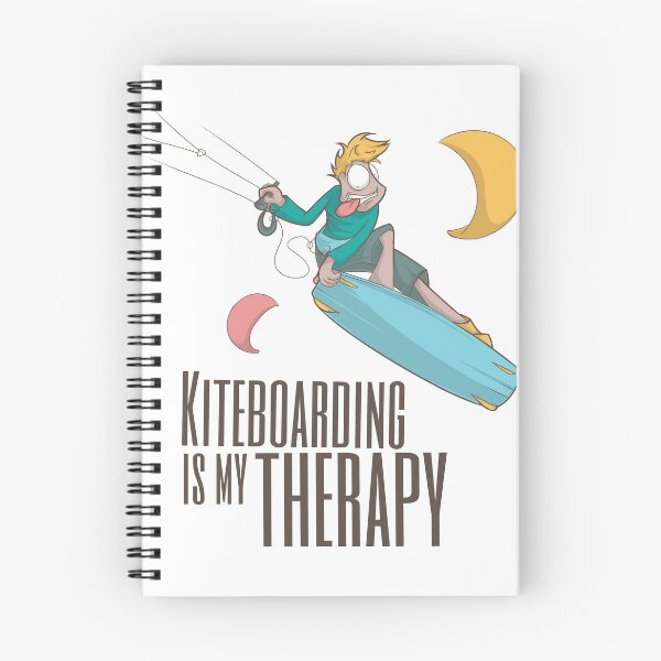 Item preview, Kiteboarding therapy, funny kitesurf design designed and sold by Nick Shevchenko.