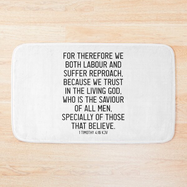 Item preview, 1 Timothy 4:10 KJV designed and sold by Logosdesignshop.
