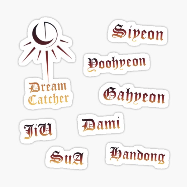 Item preview, Dreamcatcher - K-Pop Sticker Pack designed and sold by artsycore.