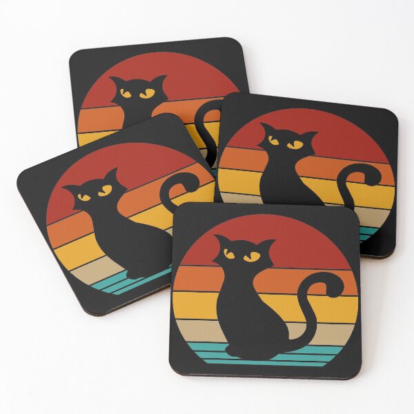 Item preview, retro cat designed and sold by DIDAKU.