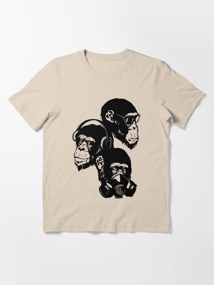 Three monkeys 2025 t shirt