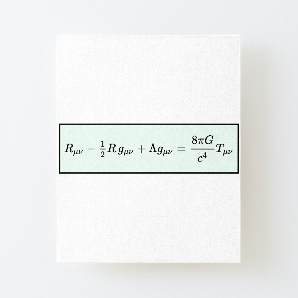 Einstein Field Equations, ur,mounted_print_canvas_portrait_small_front,square,1000x1000