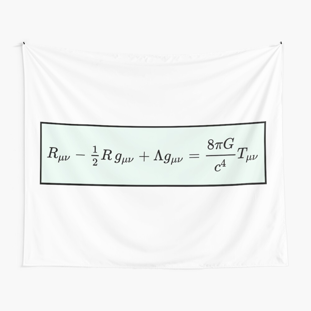 Einstein Field Equations, tapestry,1200x-pad,1000x1000,f8f8f8